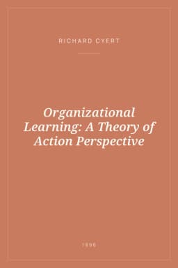 Portada de Organizational Learning: A Theory of Action Perspective