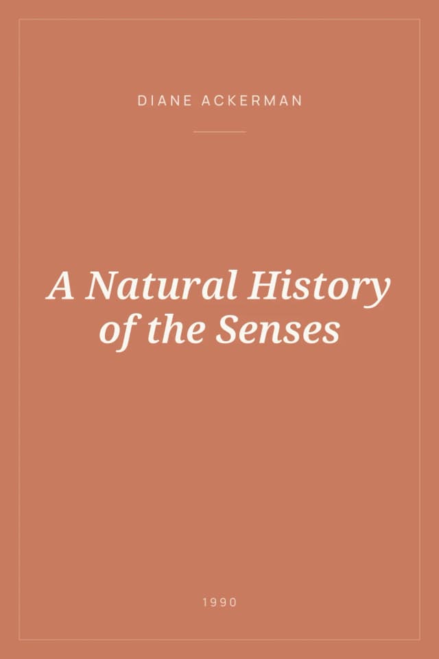 Portada de A Natural History of the Senses
