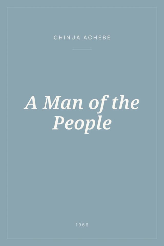 Portada de A Man of the People