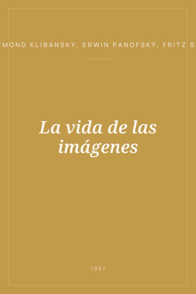 Portada de La vida de las imágenes