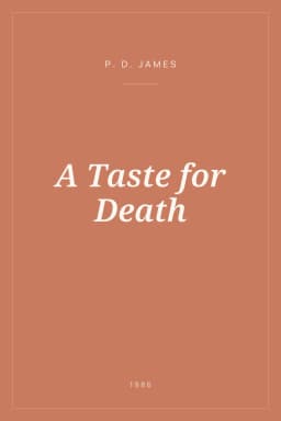 Portada de A Taste for Death