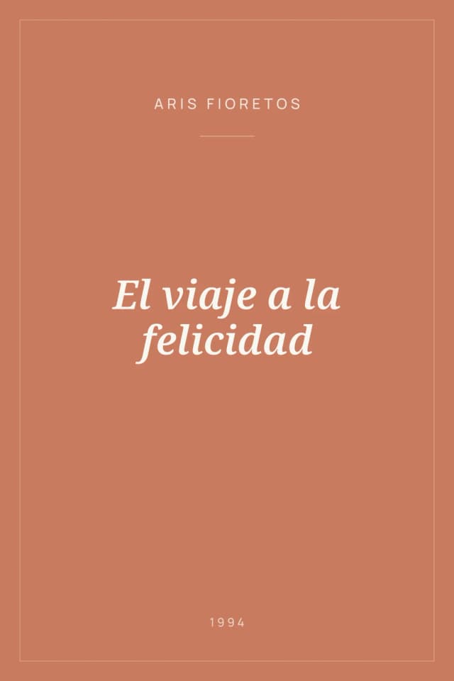 Portada de El viaje a la felicidad