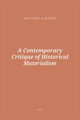 Portada de A Contemporary Critique of Historical Materialism