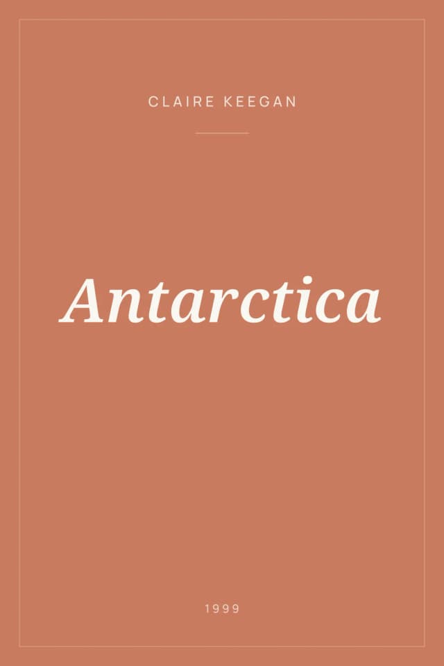 Portada de Antarctica