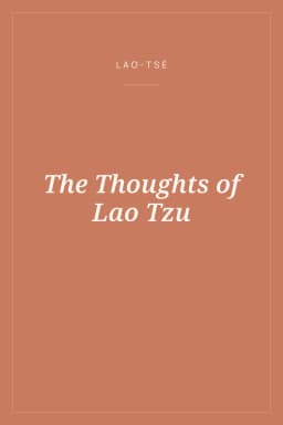 Portada de The Thoughts of Lao Tzu