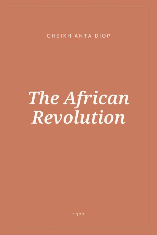 Portada de The African Revolution