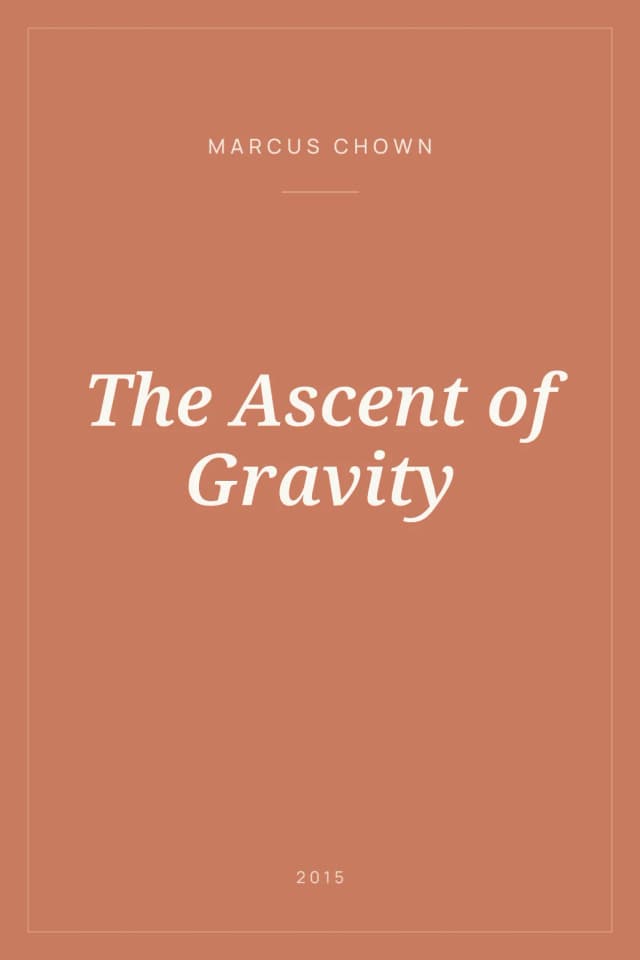 Portada de The Ascent of Gravity