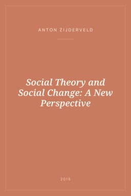 Portada de Social Theory and Social Change: A New Perspective