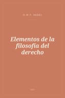 Portada de Elementos de la filosofía del derecho