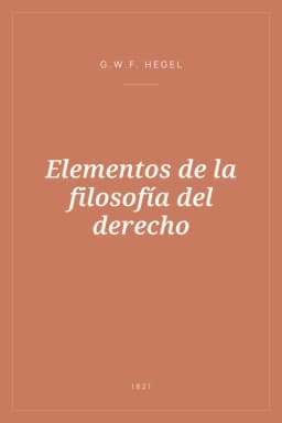 Portada de Elementos de la filosofía del derecho