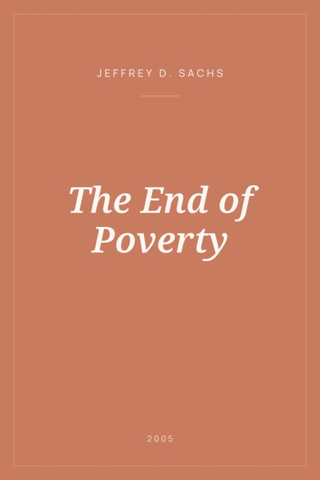 Portada de The End of Poverty