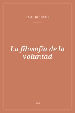 Portada de La filosofía de la voluntad