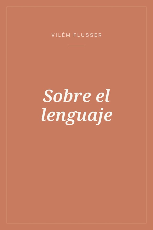 Portada de Sobre el lenguaje