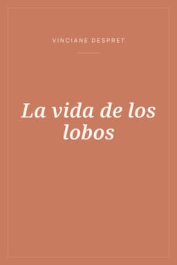 Portada de La vida de los lobos