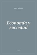 Portada de Economía y sociedad