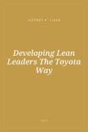Portada de Developing Lean Leaders The Toyota Way