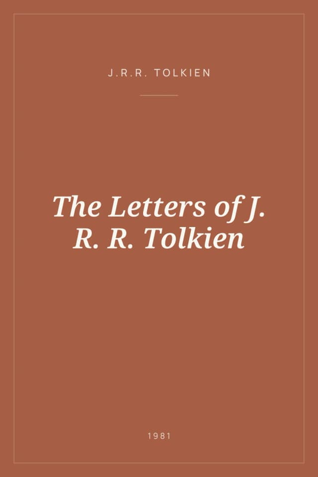 Portada de The Letters of J. R. R. Tolkien