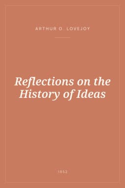 Portada de Reflections on the History of Ideas