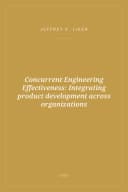 Portada de Concurrent Engineering Effectiveness: Integrating product development across organizations