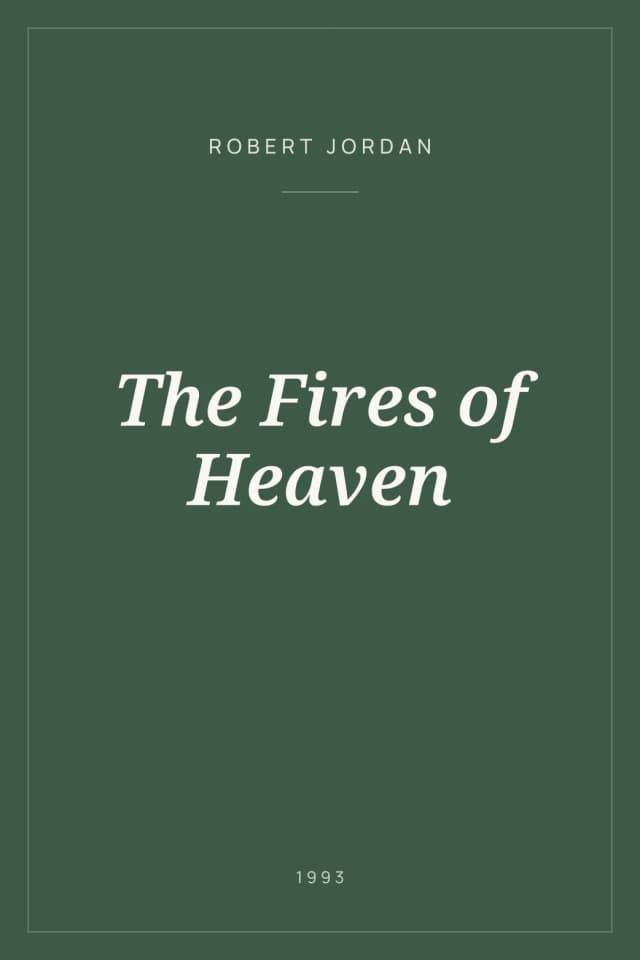Portada de The Fires of Heaven