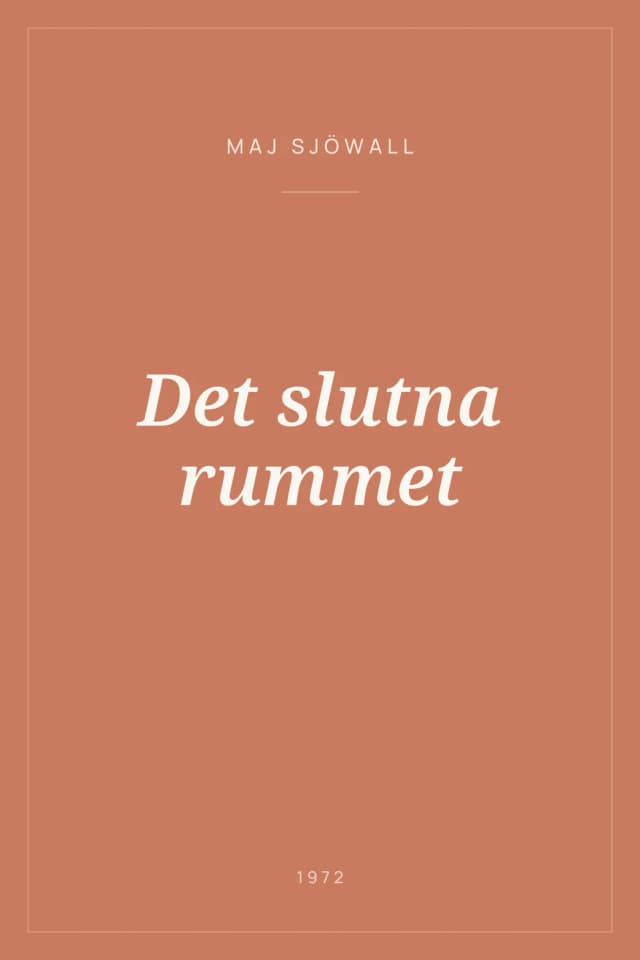 Portada de Det slutna rummet