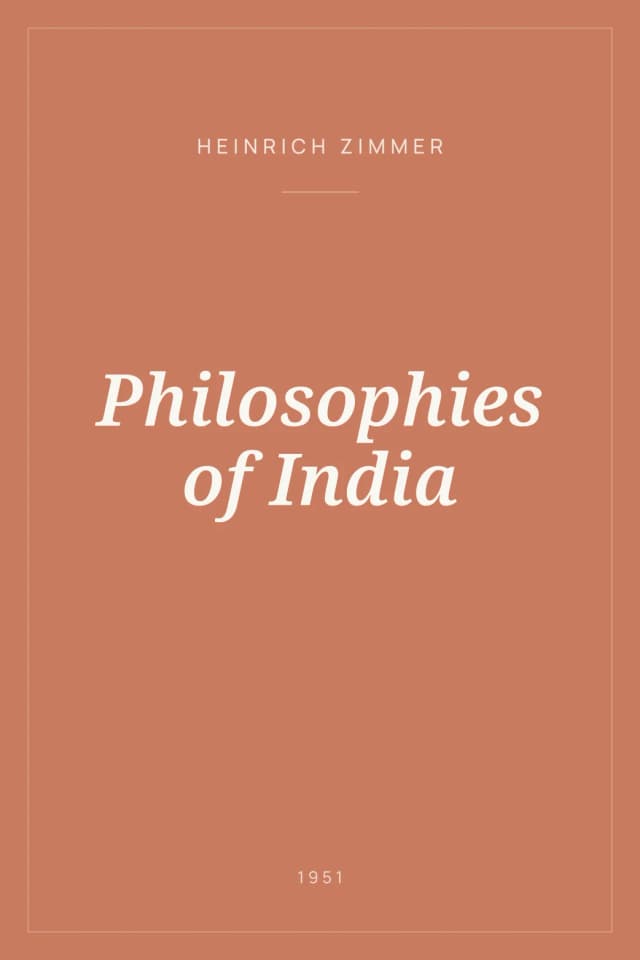 Portada de Philosophies of India