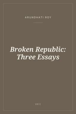 Portada de Broken Republic: Three Essays