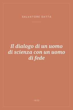 Portada de Il dialogo di un uomo di scienza con un uomo di fede