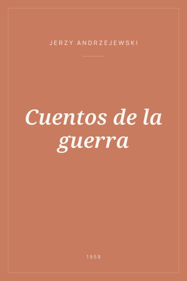 Portada de Cuentos de la guerra