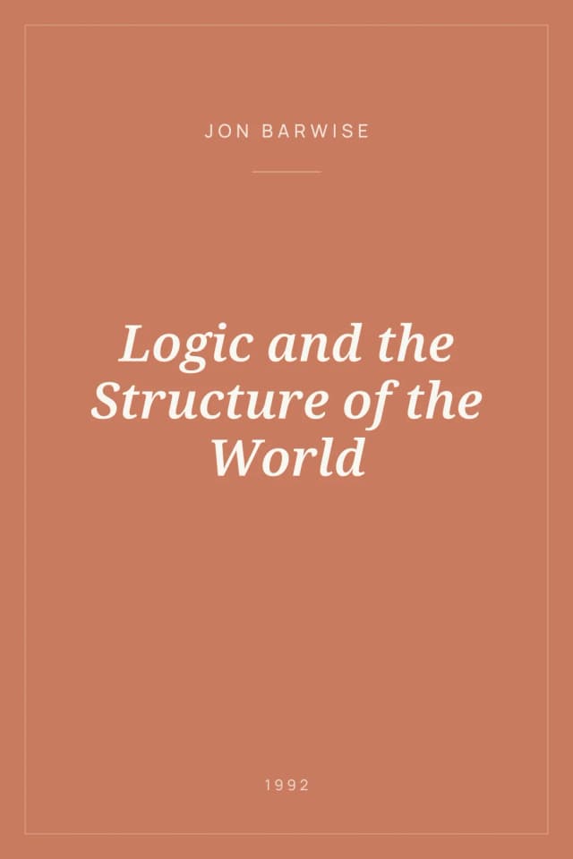 Portada de Logic and the Structure of the World