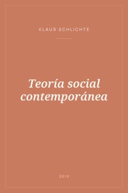Portada de Teoría social contemporánea
