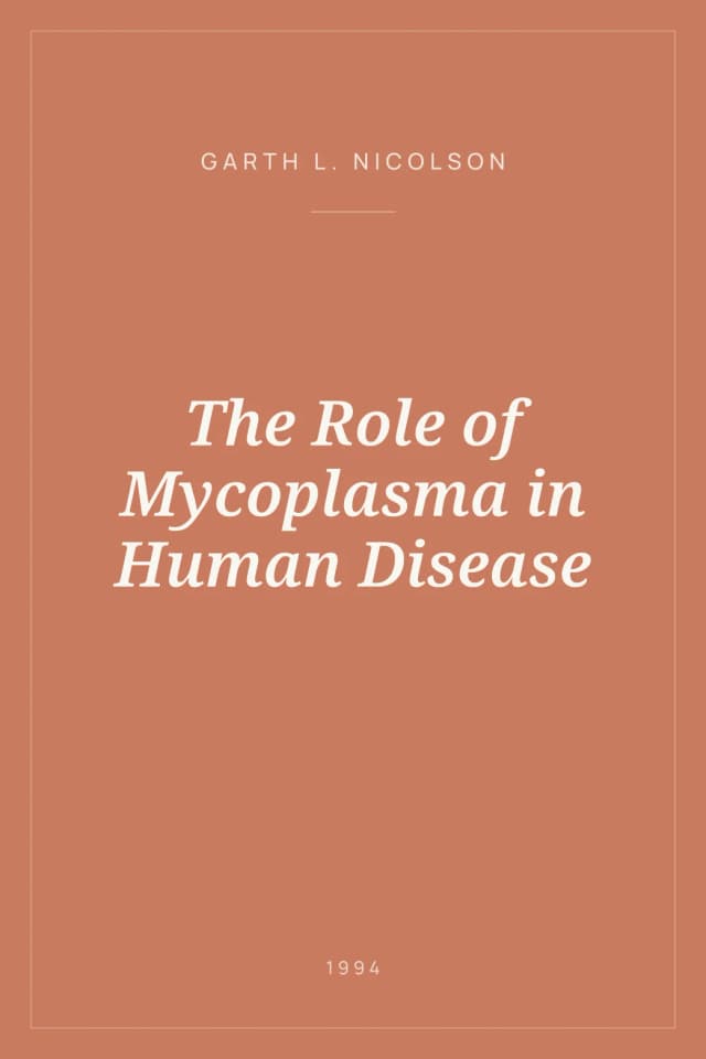 Portada de The Role of Mycoplasma in Human Disease