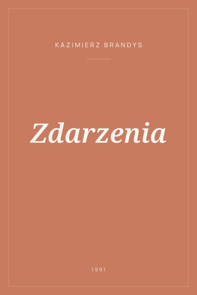 Portada de Zdarzenia