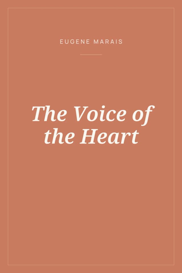 Portada de The Voice of the Heart