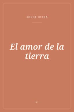 Portada de El amor de la tierra