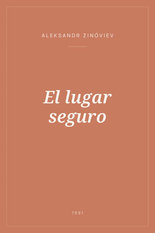Portada de El lugar seguro