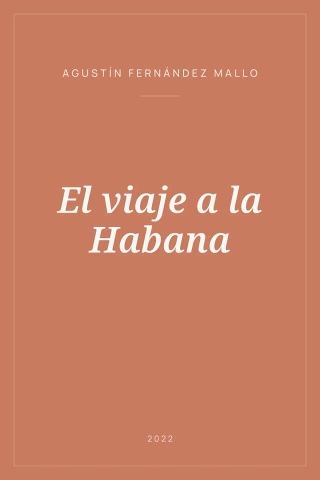 Portada de El viaje a la Habana