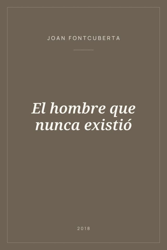 Portada de El hombre que nunca existió