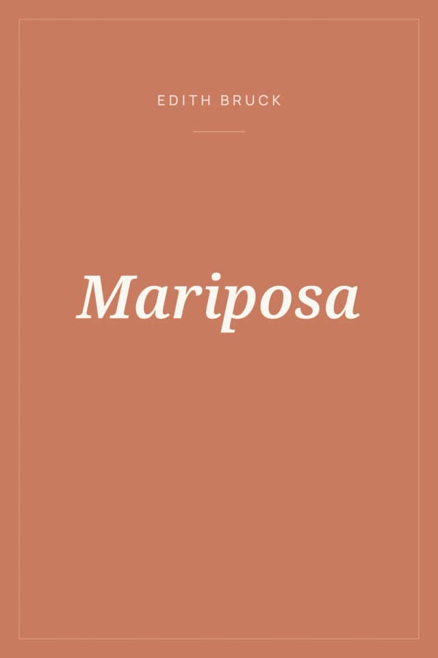 Portada de Mariposa