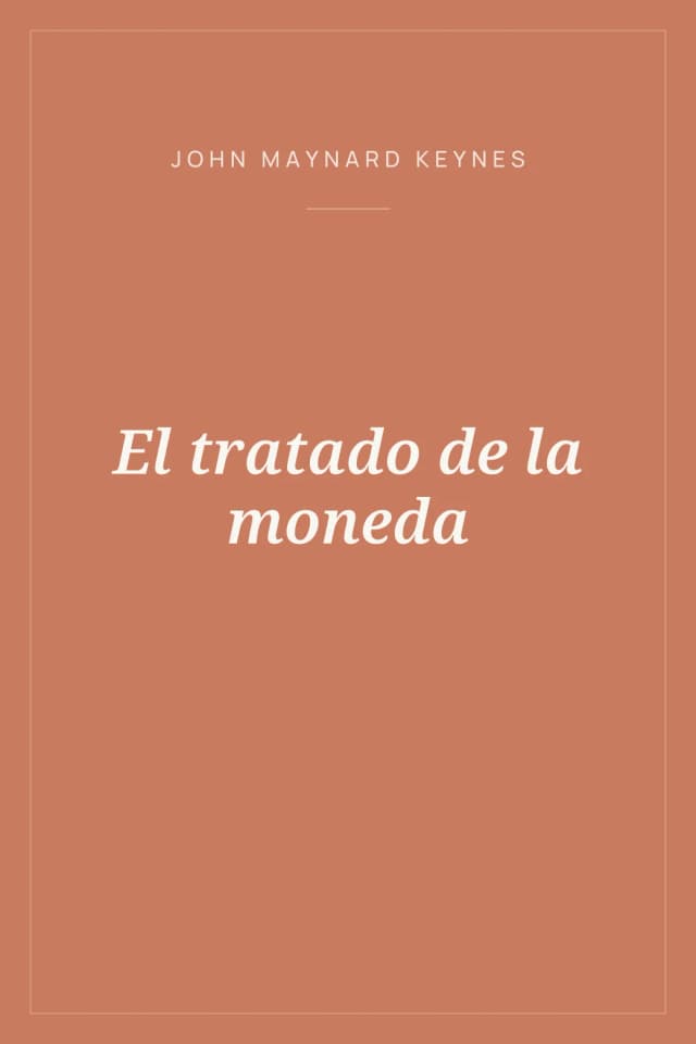 Portada de El tratado de la moneda