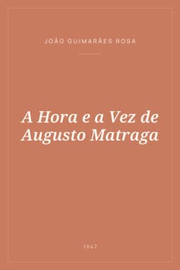 Portada de A Hora e a Vez de Augusto Matraga