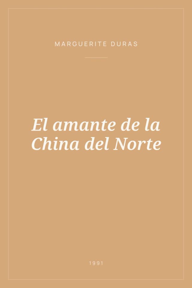 Portada de El amante de la China del Norte
