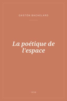 Portada de La poétique de l'espace