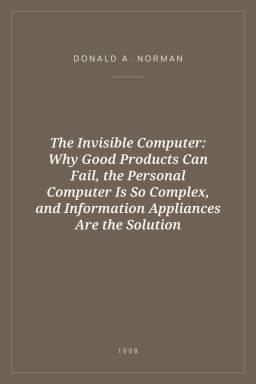 Portada de The Invisible Computer: Why Good Products Can Fail, the Personal Computer Is So Complex, and Information Appliances Are the Solution