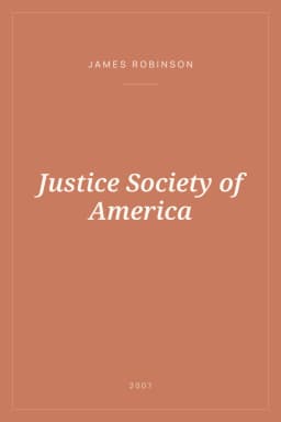 Portada de Justice Society of America