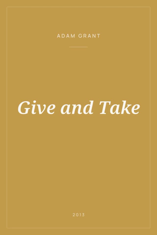 Portada de Give and Take