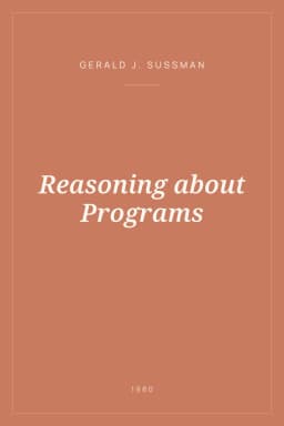 Portada de Reasoning about Programs