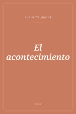 Portada de El acontecimiento