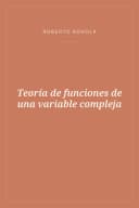Portada de Teoría de funciones de una variable compleja