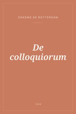 Portada de De colloquiorum